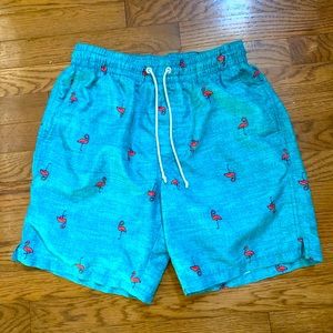 Old Navy Flamingo Board Shorts S